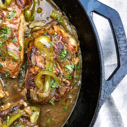 Whole30 Smothered Pork Chops