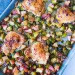 Pan-Seared Brussels Sprouts with Bacon, Capers, and Lemon
