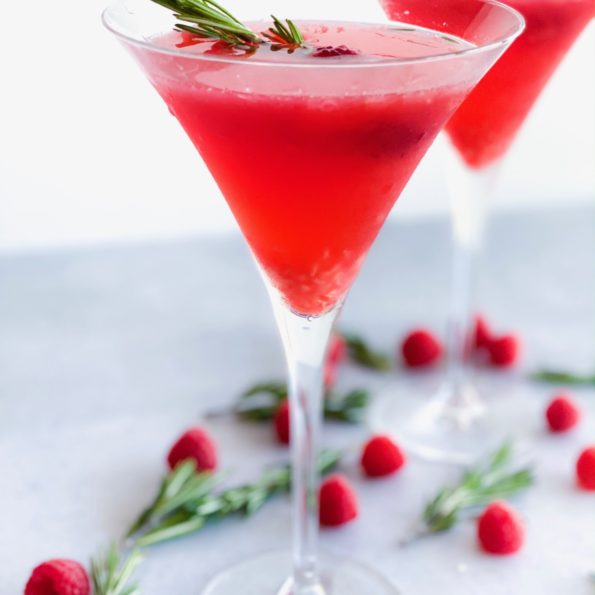 Raspberry Rosemary Cosmopolitan - The Delicious Antidote